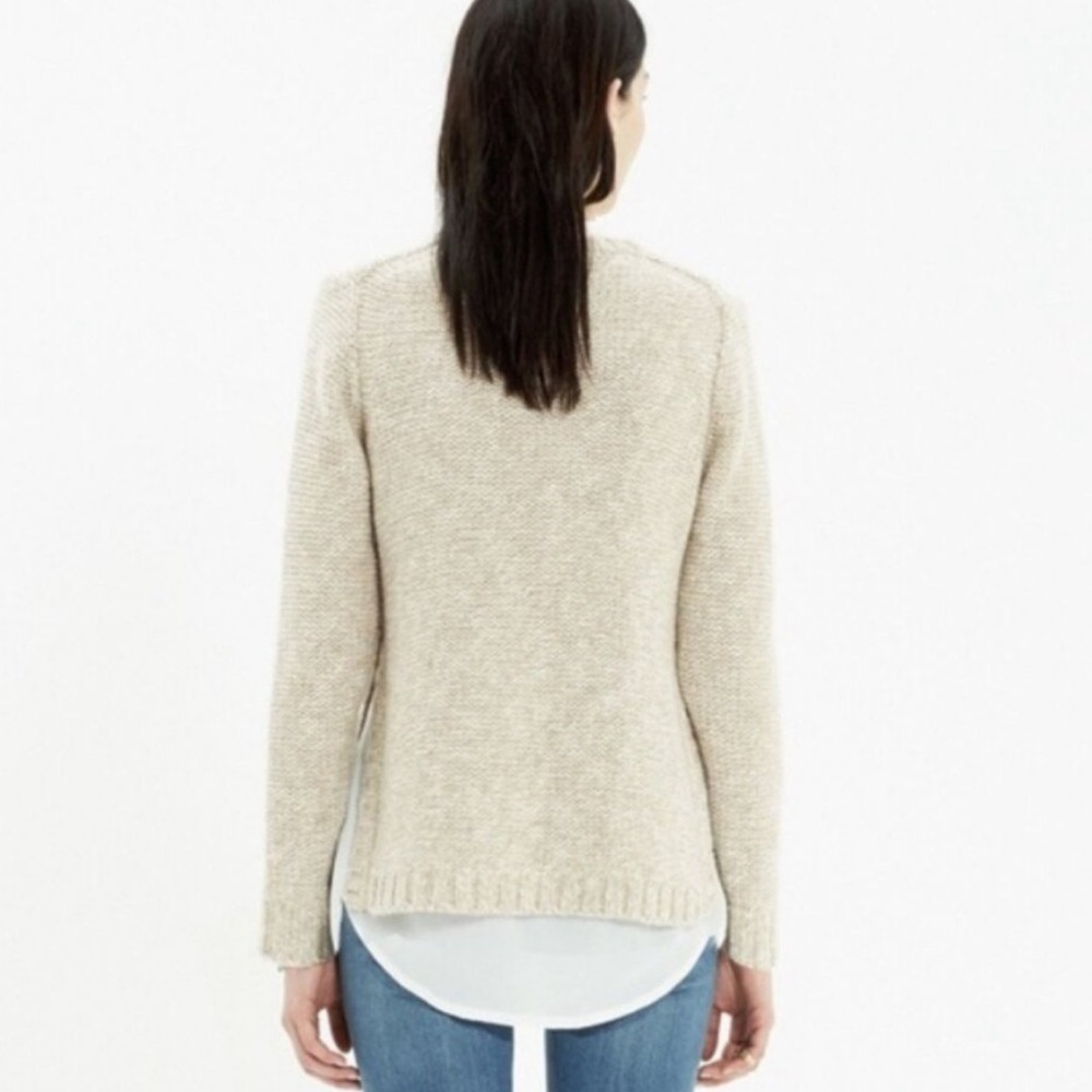 Madewell Marled Firelight Pullover Side Slit Swea… - image 3